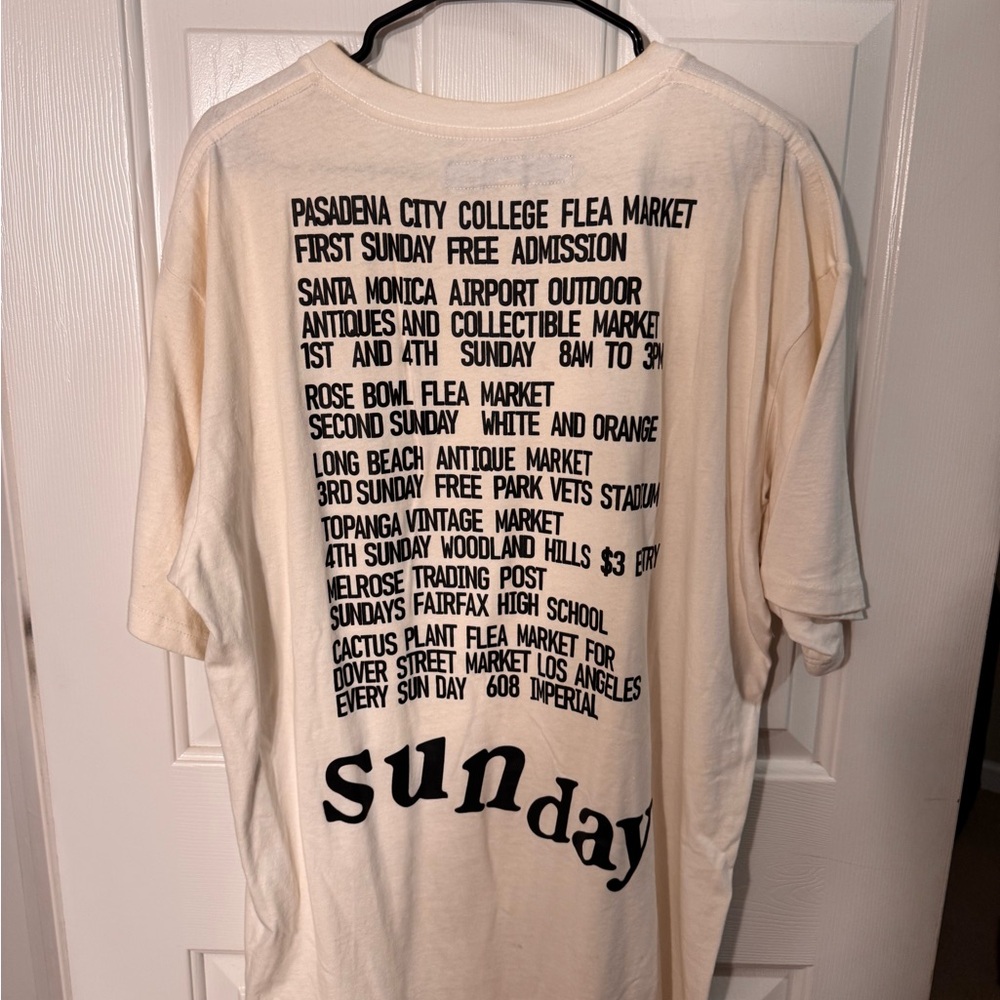 Cactus Plant Flea Market Cream Sunday Flea Tee - Picture 3 of 3